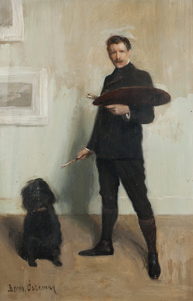 Self portrait with dog
