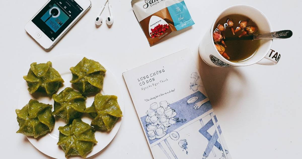 Bánh bao trà xanh