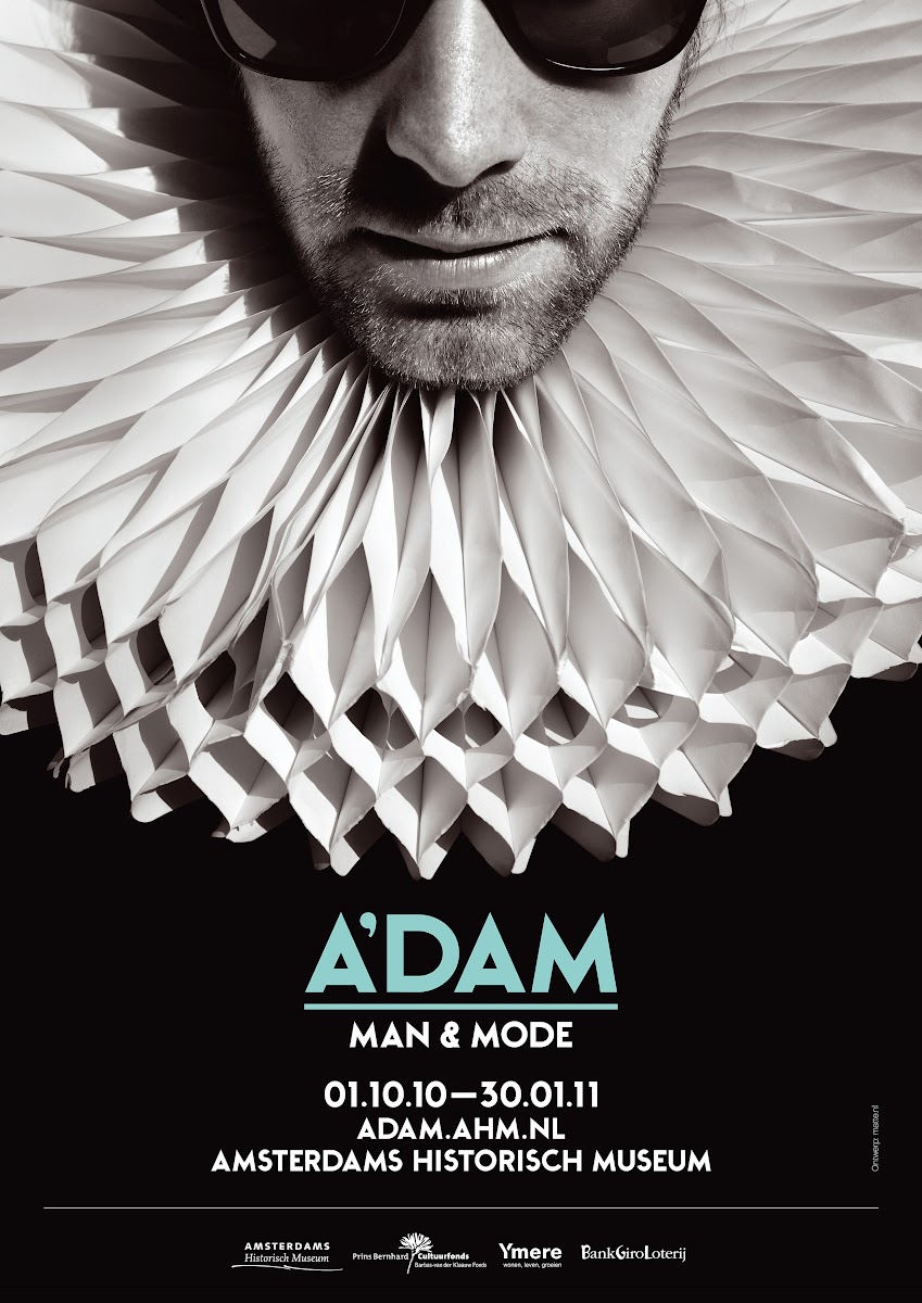 Affiche Voor Tentoonstelling ADAM Man And Mode 2010