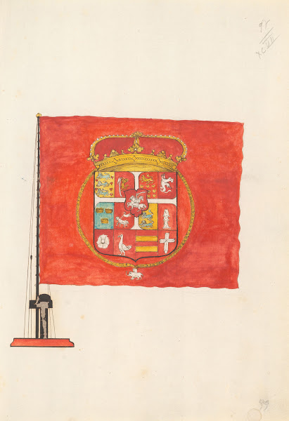 Flag of Denmark 1667 1670
