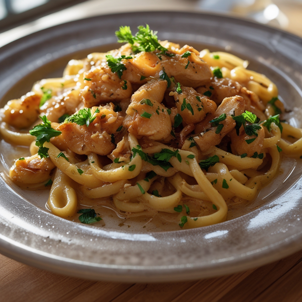 Sticky Garlic Chicken Noodles Recipe for Easy Dinner | Quick & Homemade Comfort Food