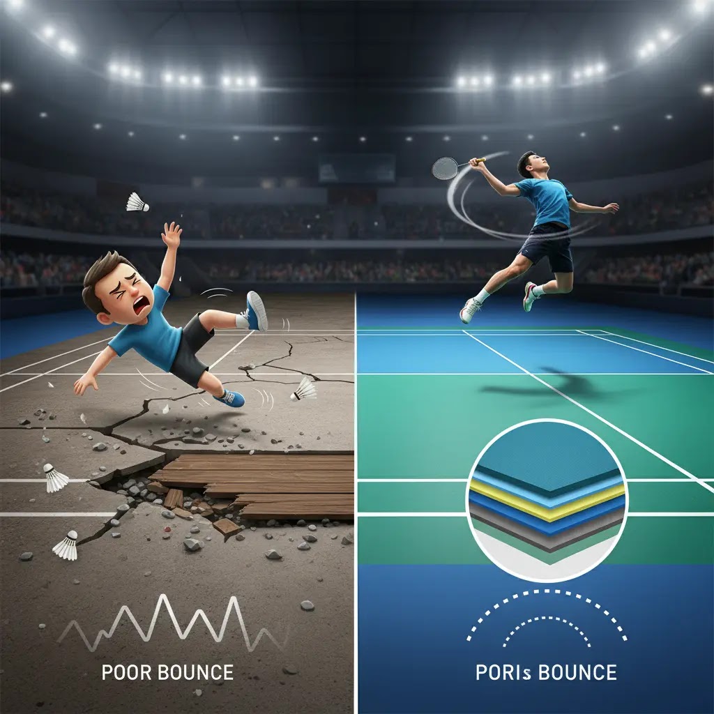 Kenapa Lantai Badminton Tidak Boleh Asal Pilih? Ini Alasannya