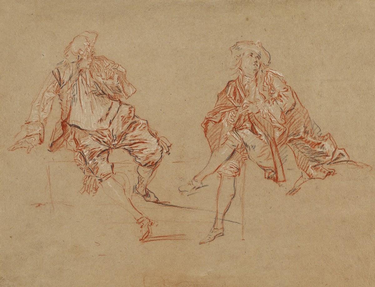 Two Seated Men 17251730