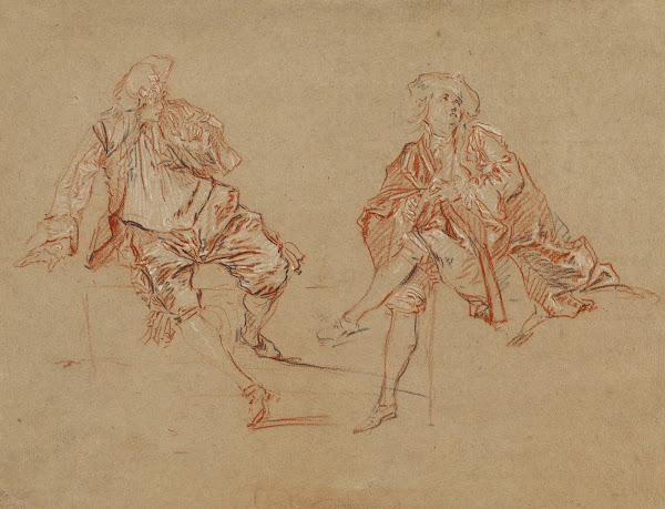 Two Seated Men 17251730
