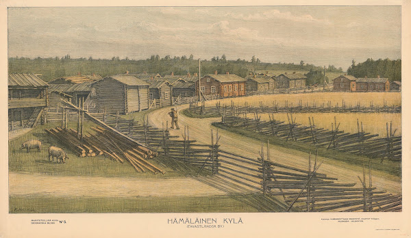 Hämäläinen Kylä Tavastländsk By 1904