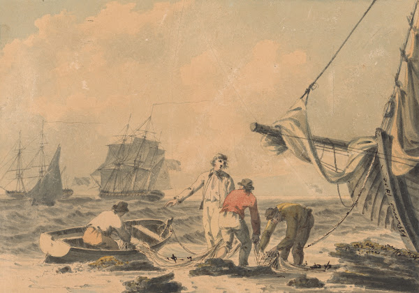 Coast Scene with Figures 1808