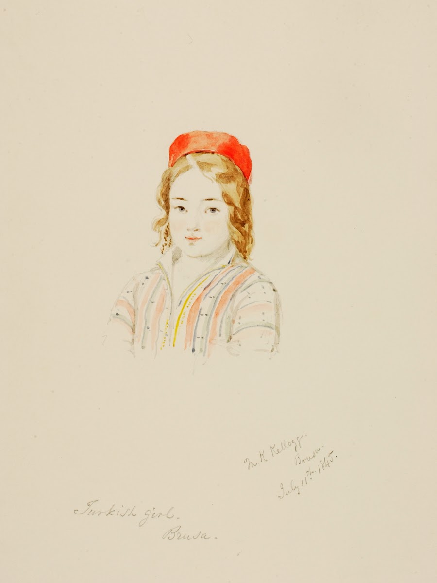 Turkish Girl Brusa 1845