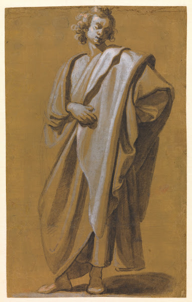 Apostlen Johannes stående