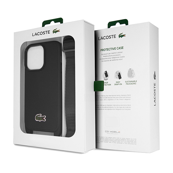 Lacoste Iconic Petit Pique Crossbody Features