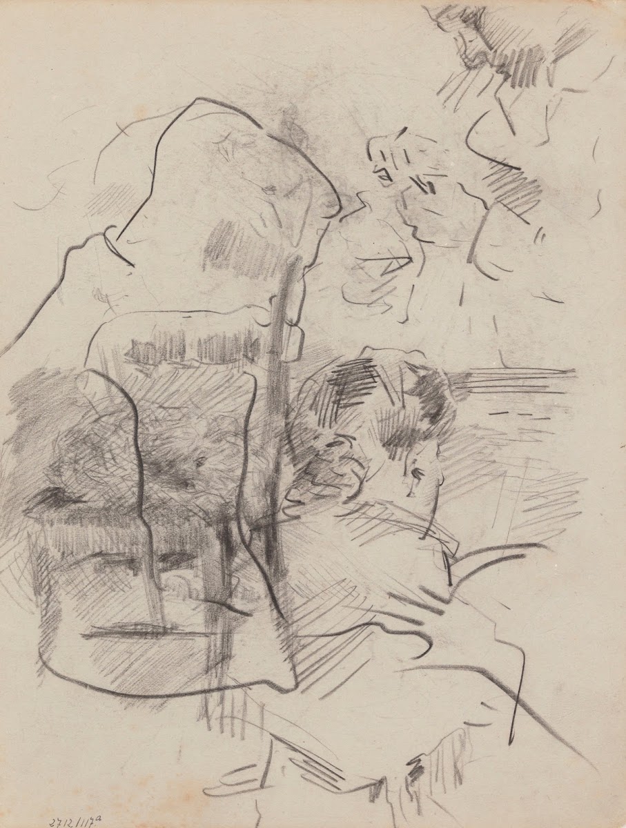 Woman at Keyboard and Alfred William Finch