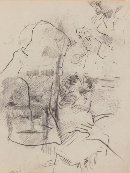 Woman at Keyboard and Alfred William Finch