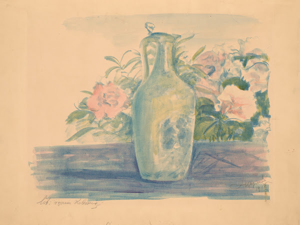 Still life with a jug and flowers 1916