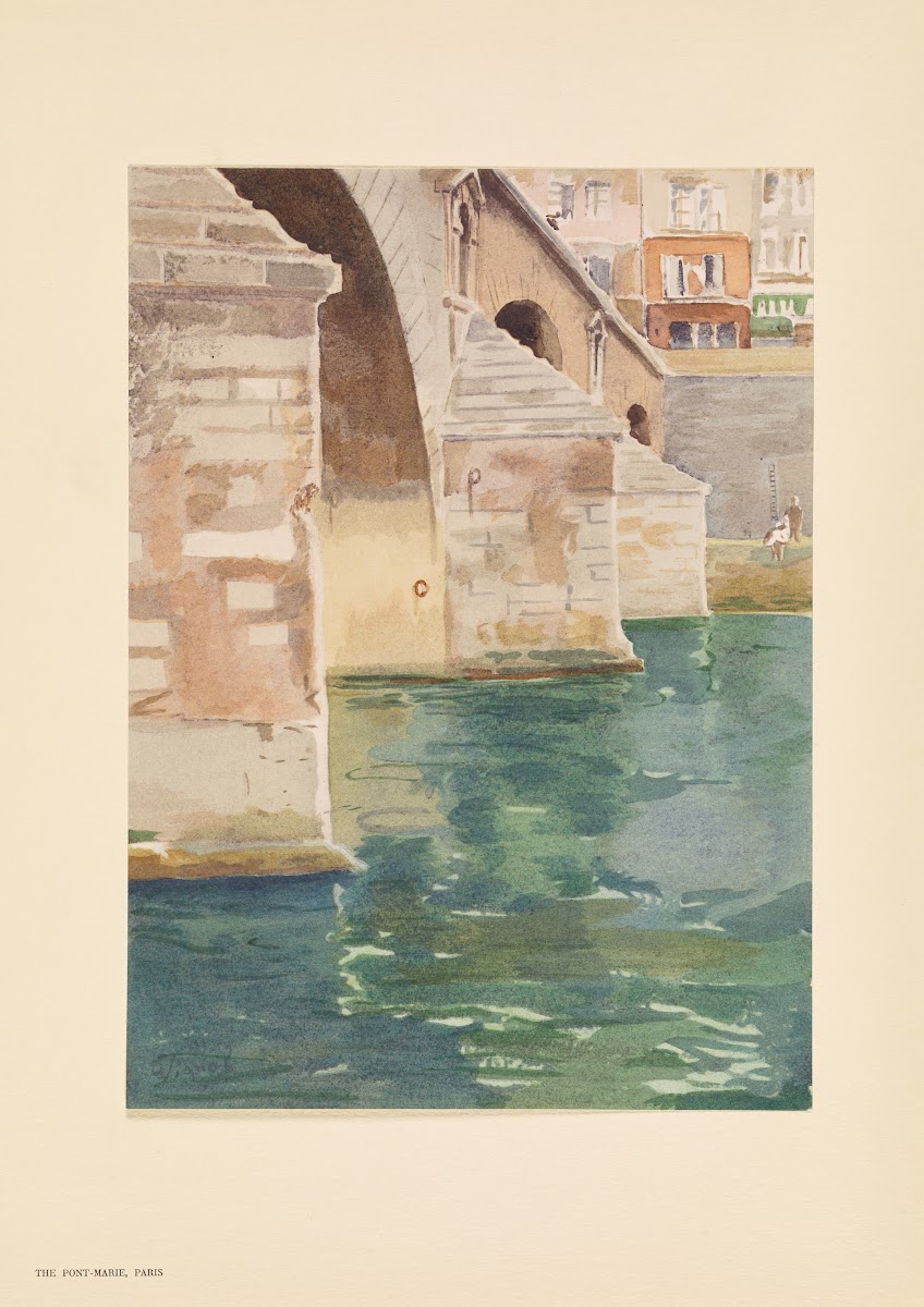 The Pont Marie other view 1925