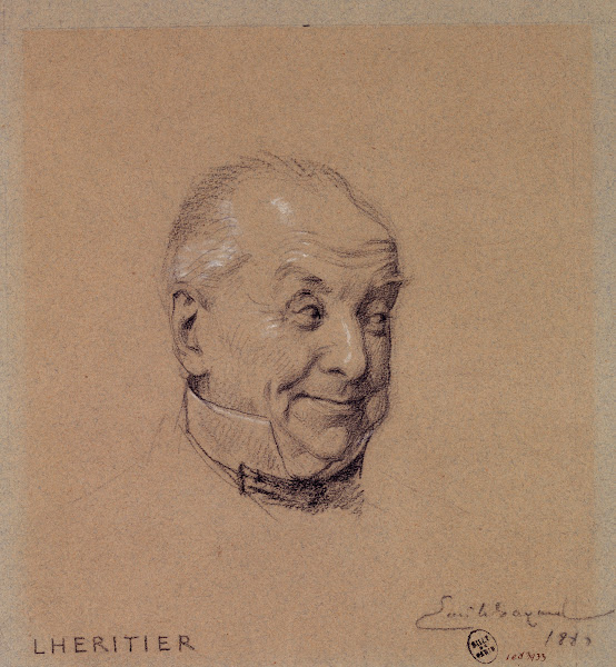 Portrait de Lhéritier acteur du Palais Royal 1880