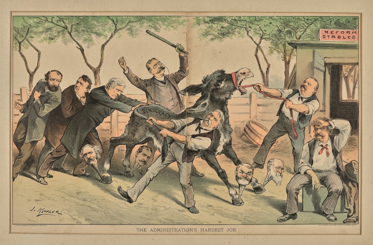 The administrations hardest job 1885