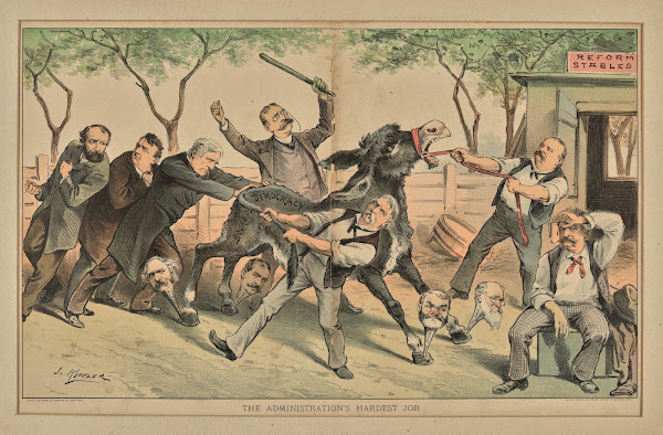 The administrations hardest job 1885