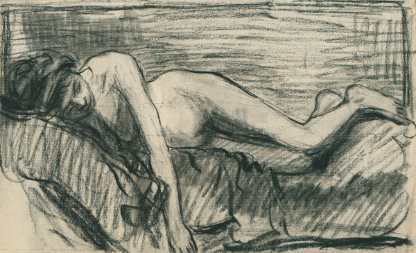 Augustine Pautre naakt ziek te bed 1905