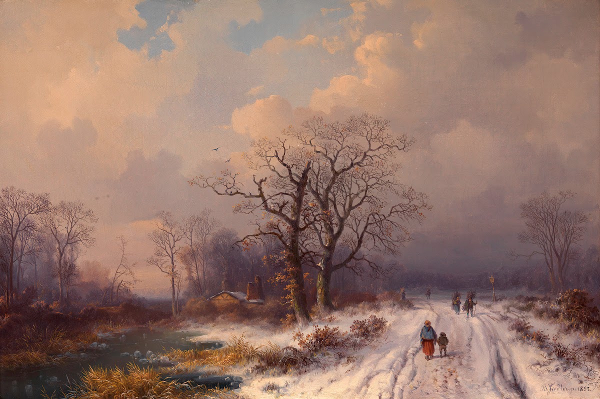 Schneelandschaft 1852