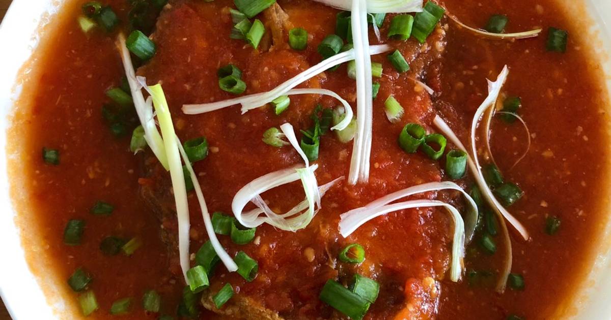 Cá bớp biển sốt cà chua