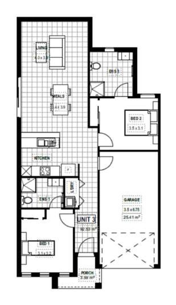 town house/unit Investment Property in Darley, VIC (3.64% Yield) | Aus Investment Properties - Floor Plan 1