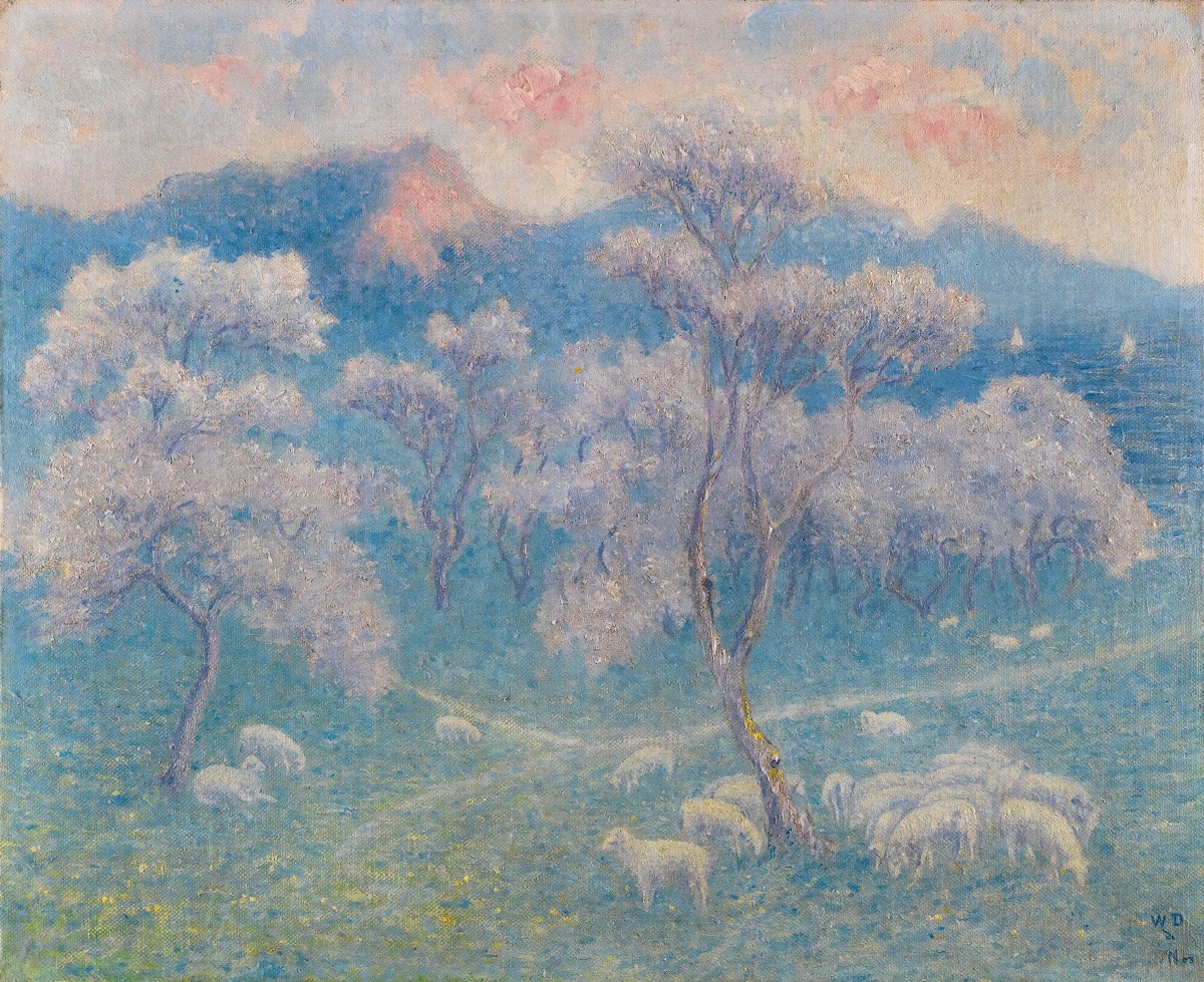 Moutons Aux Amandiers 1903