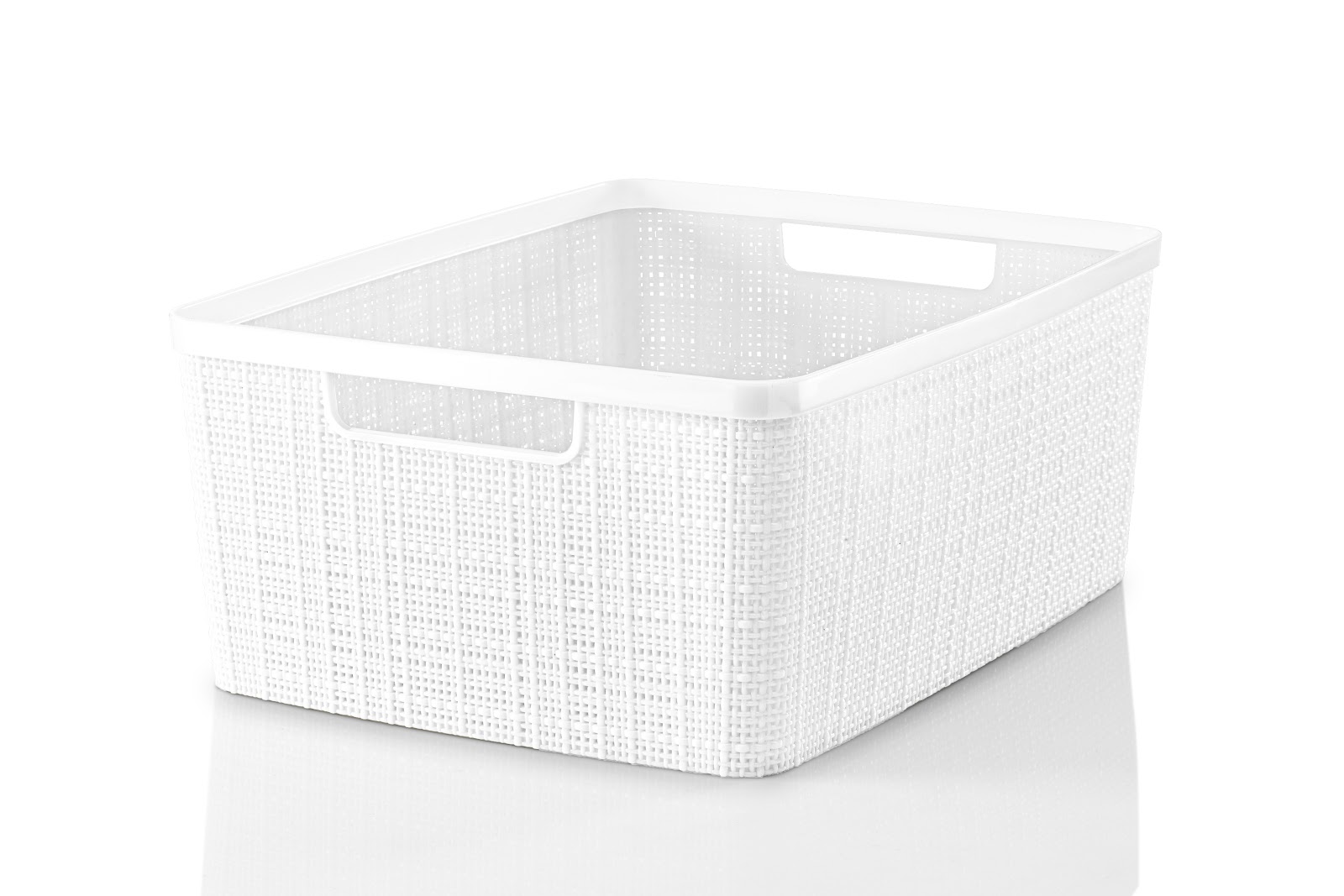Cajon Yute 12l Blanco