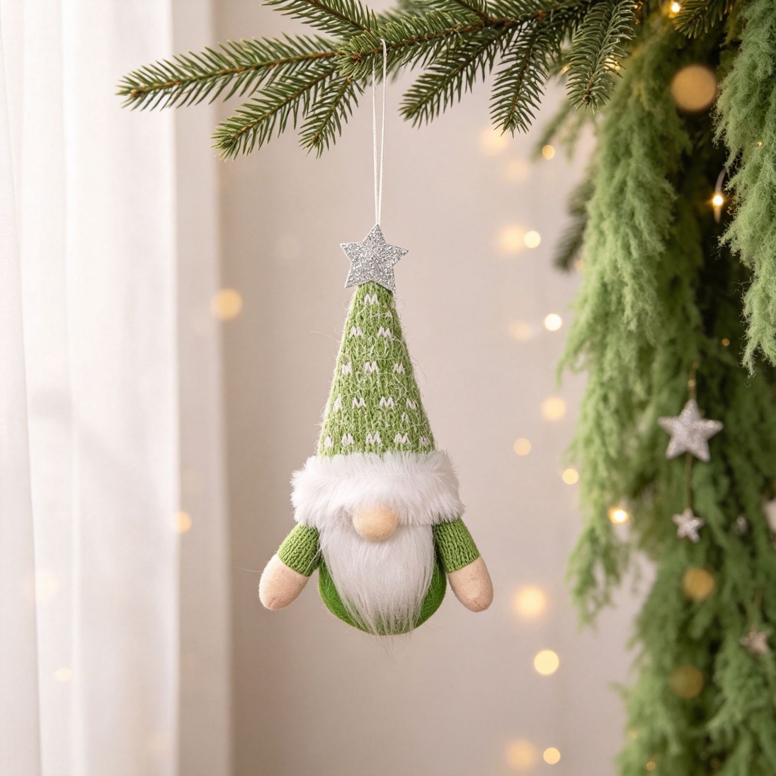 Christmas Gnome Ornament, Fabric