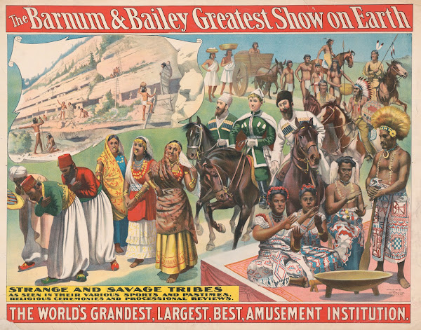The Barnum and Bailey greatest show on earthStrange and savage tribes as seen in