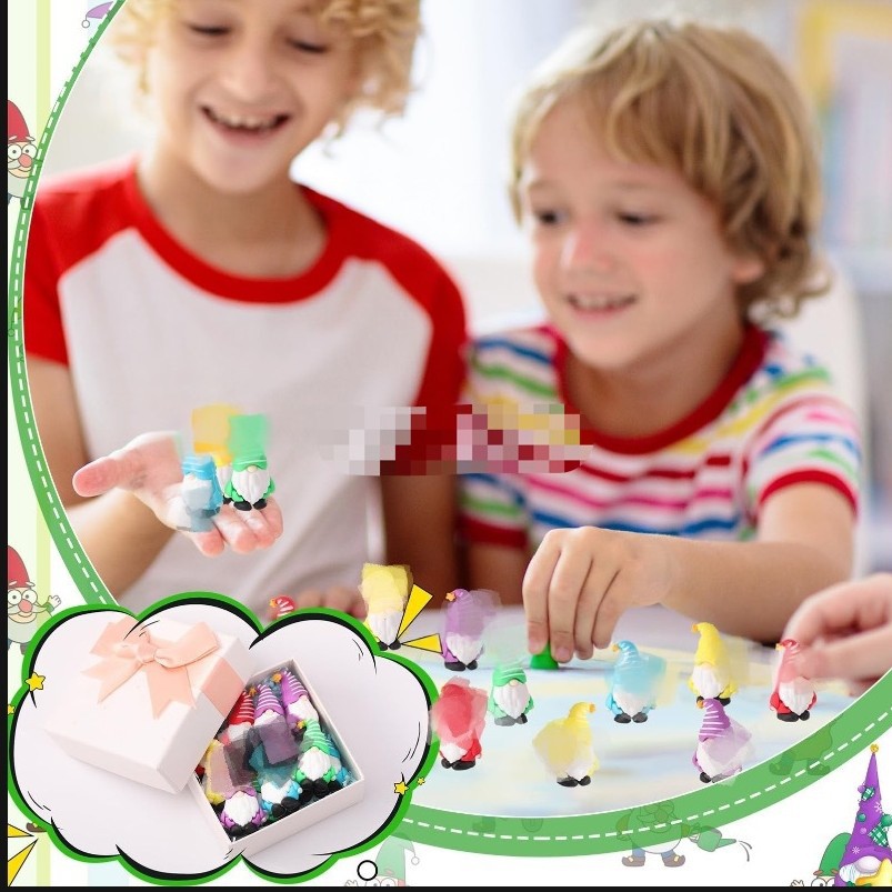 Miniature gnome figures for Christmas decoration