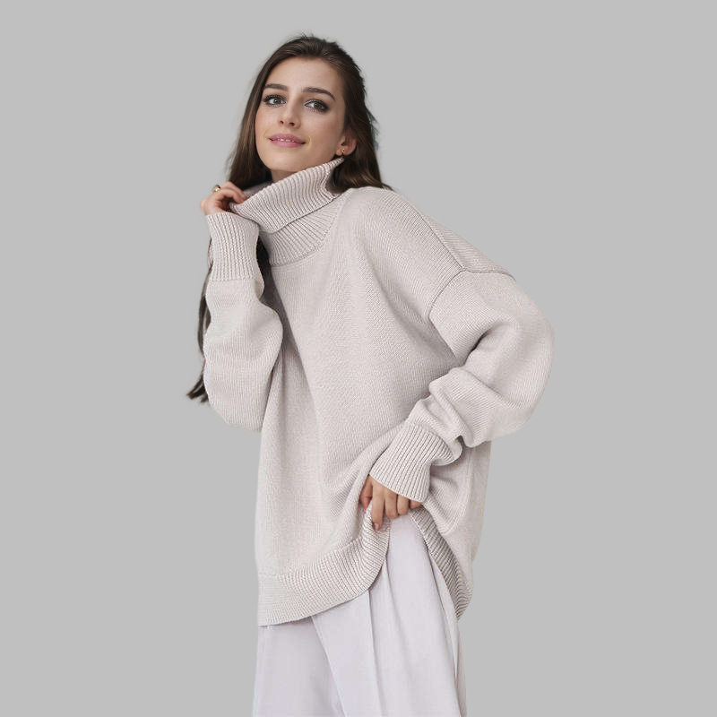 Casual turtle neck sweater in classic design