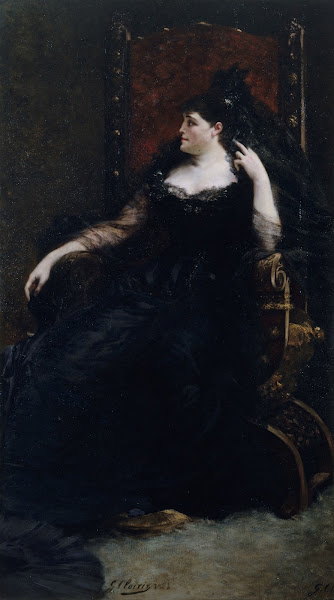 Portrait de  Gabrielle Krauss 1842 1906 chanteuse 1883