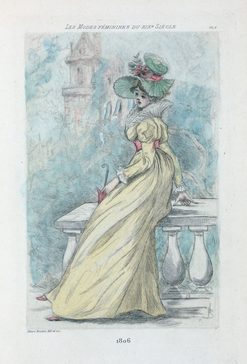 1806 Womens fashion in nineteenth century Paris 1902