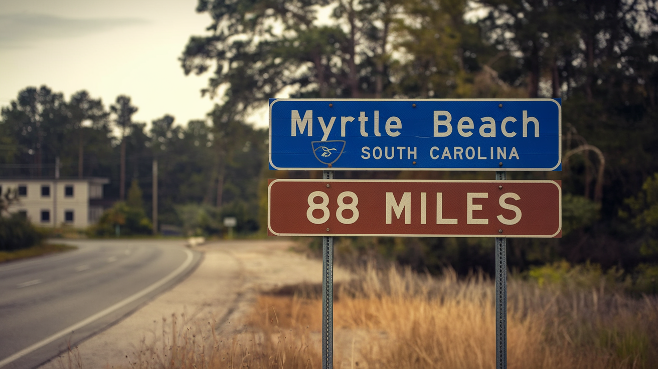 Distance and Travel Guide: Myrtle Beach, SC to Jacksonville, FL