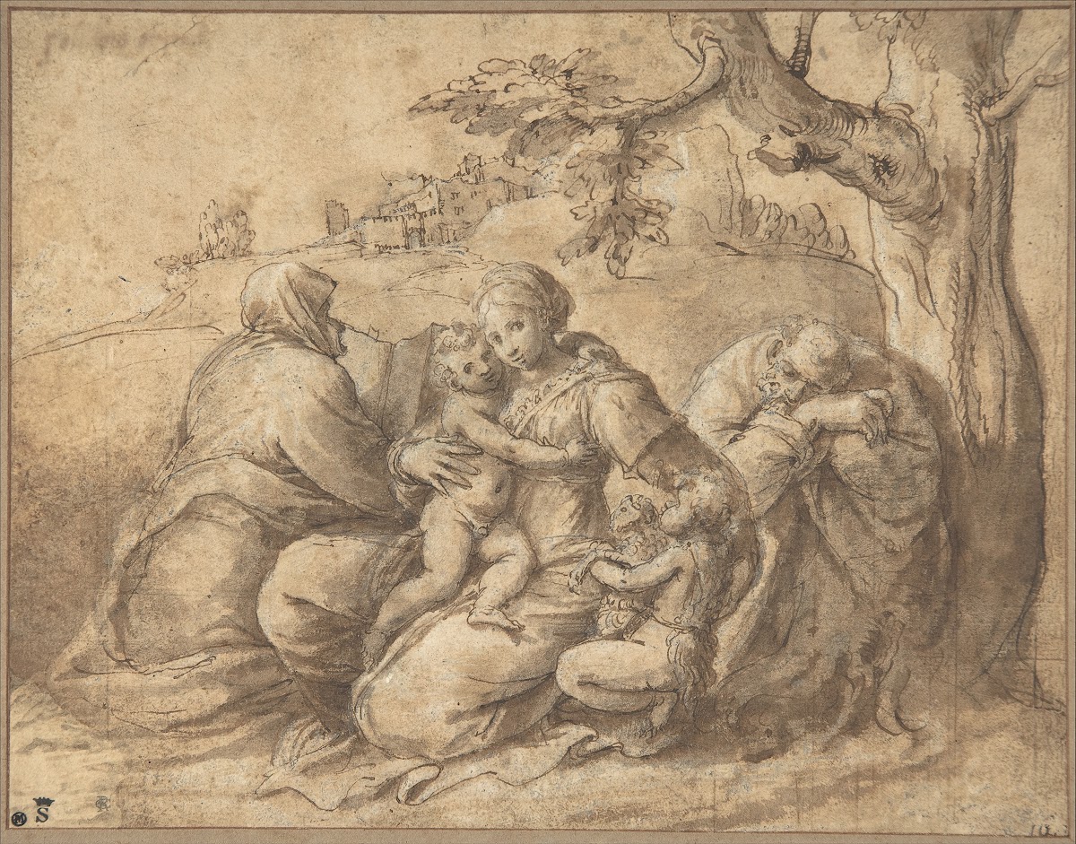 The Holy Family with Saint Elizabeth and the Infant John the Baptist 152025