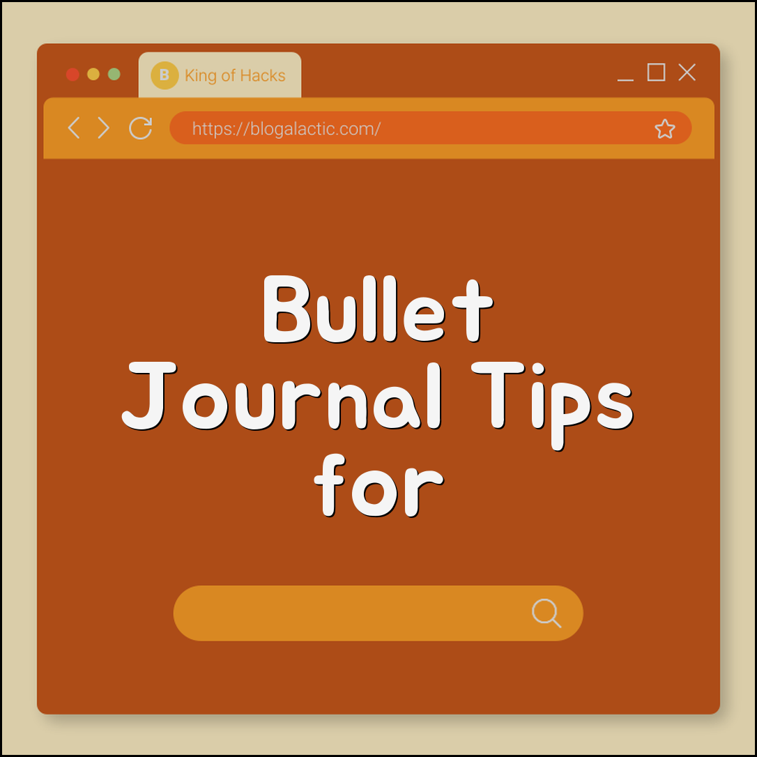 Bullet-journal methods for entrepreneurs (indexing, threading)