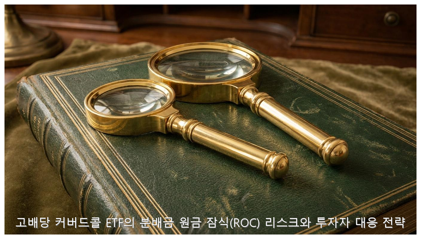 고배당 커버드콜 ETF의 분배금 원금 잠식(ROC) 리스크와 투자자 대응 전략 핵심 안내 및 분석 인포그래픽 (5)