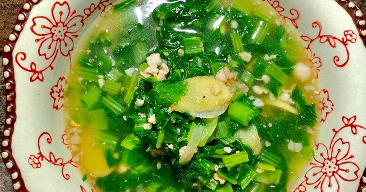 Canh Rau Cải Cay Nấu Thịt Bằm