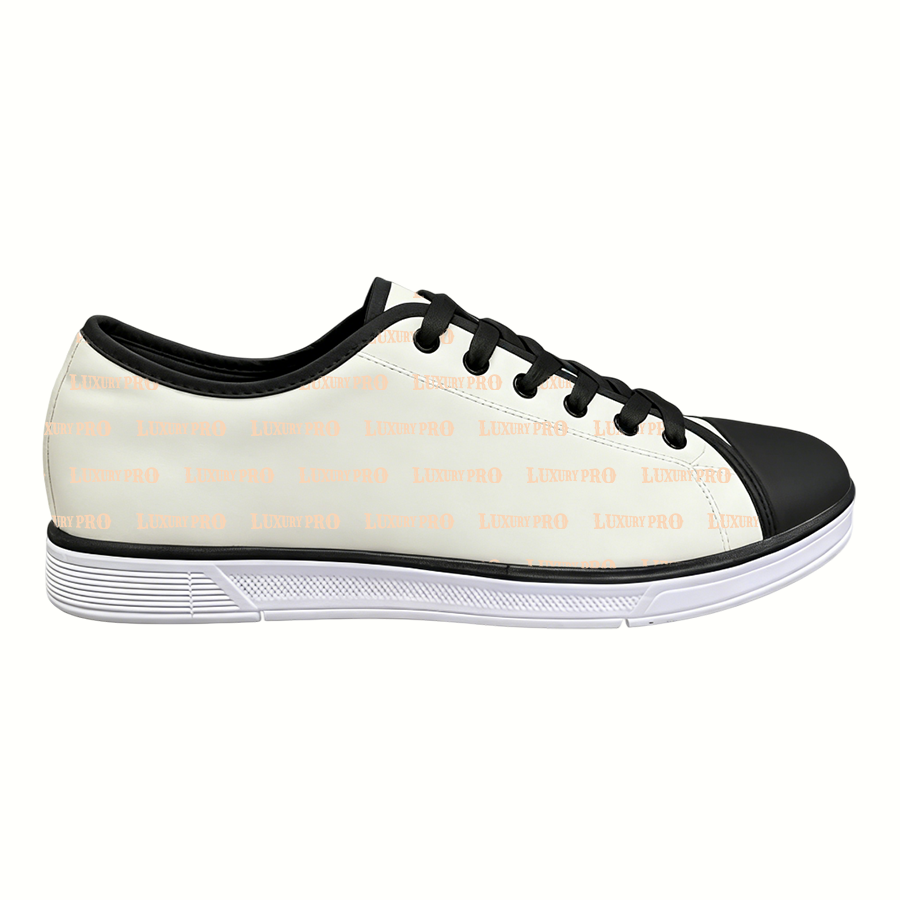 Heavy-Soled Low-Top Canvas Shoes (Printable Tongue)