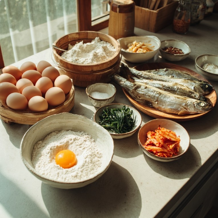 명절 전 재료 이미지