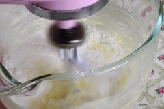 Phần kem oreo: cho 200g bơ lạt vào âu, đánh 5 phút thành bơ mịn thì rây tiếp 450g đường bột vào, mở máy đánh bông khoảng 2 phút đến khi có màu sáng, mịn. Thêm tinh chất vani vào trộn đều lên. Bánh oreo cho vào máy xay nhuyễn mịn rồi đổ vào bơ, trộn đều lên. Cho kem vào túi bắt kem và lần lượt bắt tạo hình bông trên mỗi chiếc bánh cupcake. Cuối cùng trang trí lên một chiếc oreo bên trên để tạo điểm nhấn và đẹp mắt là xong rồi nha.