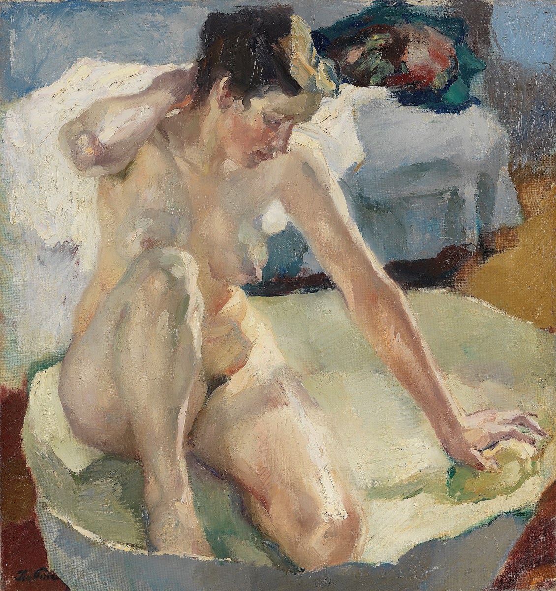 In der Badewanne II 1911