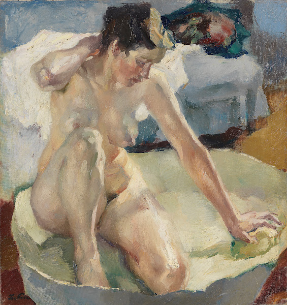 In der Badewanne II 1911