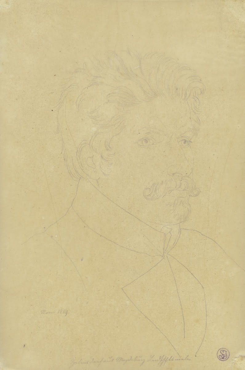 Der Landschaftsmaler Helmsdorf aus Magdeburg 1819