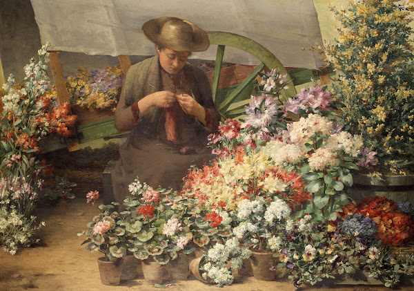 Flower Stall ca 1890