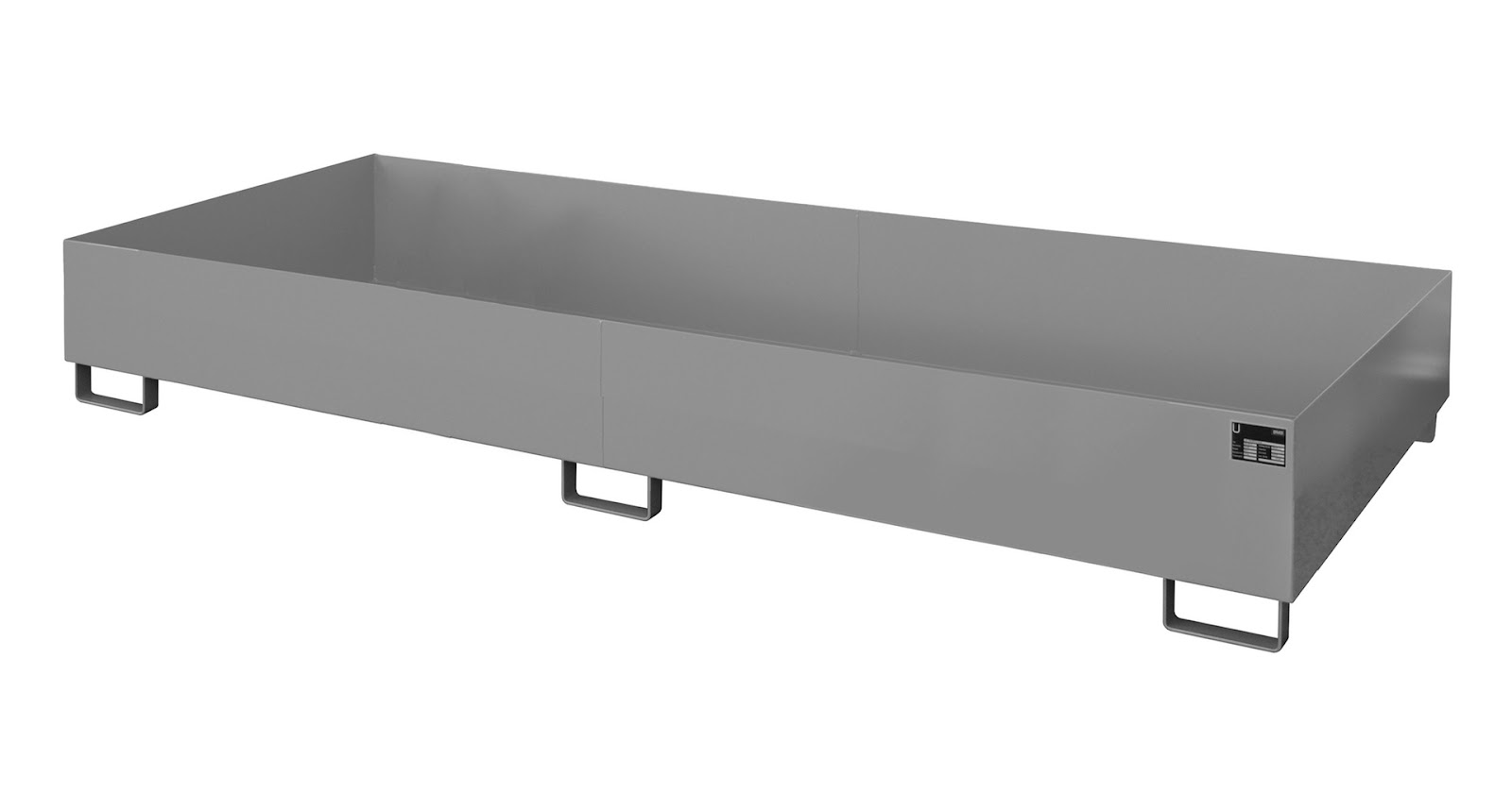 Stellingopvangbak RW 3300-2, gelakt, Muisgrijs