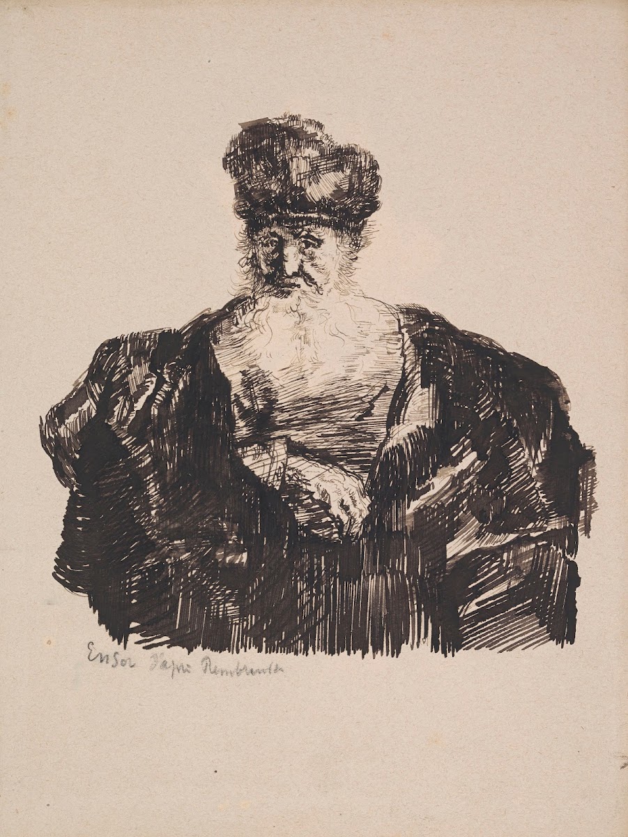Old Man with Flowing Beard 1880 1885