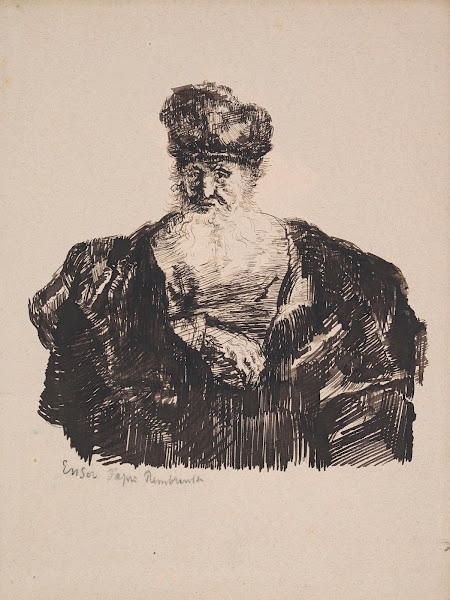 Old Man with Flowing Beard 1880 1885