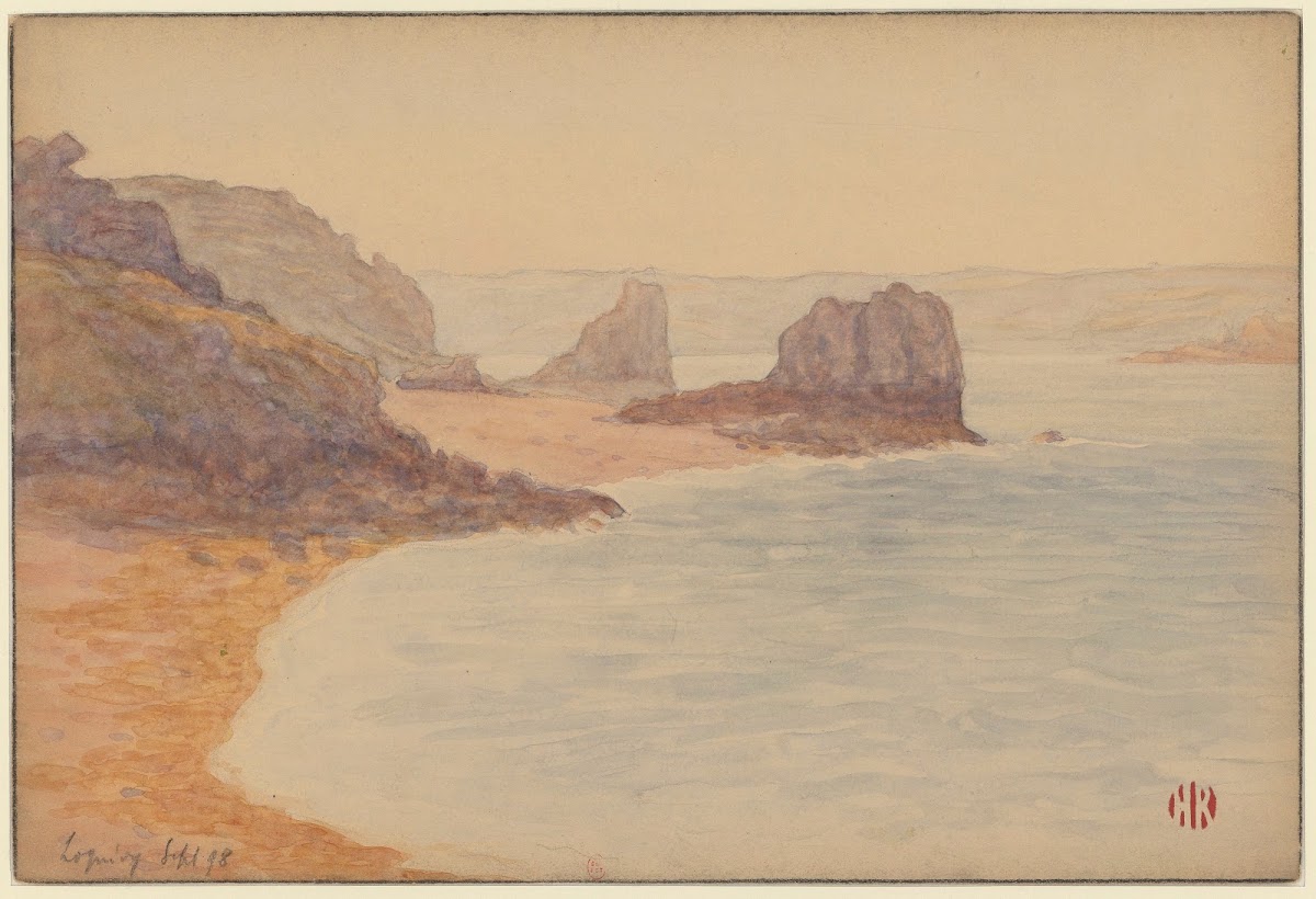 Loguivy brume et soleil 1898