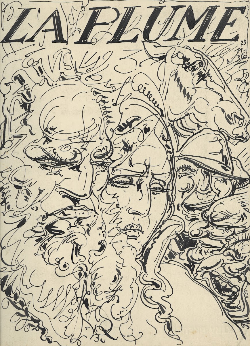 Illustratie bij La Plume march 1913