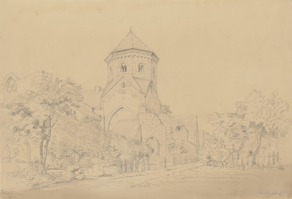 Klosterkirche Sankt Laurentius in Seebach 1846